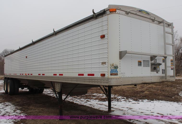 image for item K7169 1999 Timpte double hopper grain trailer