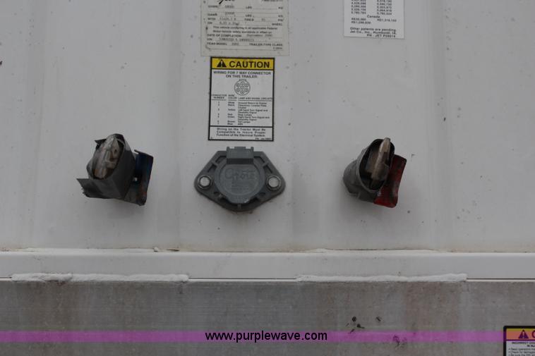 image for item K7170 2001 Jetco double hopper trailer