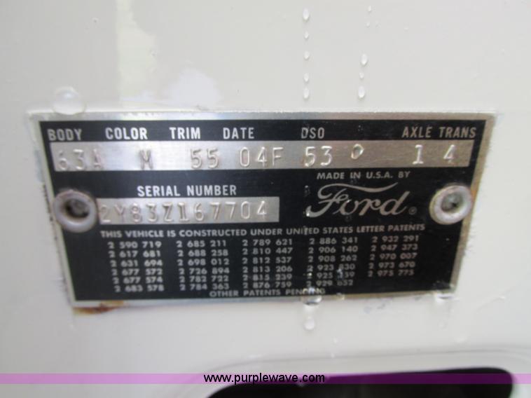 image for item AC9300 1962 Ford Thunderbird