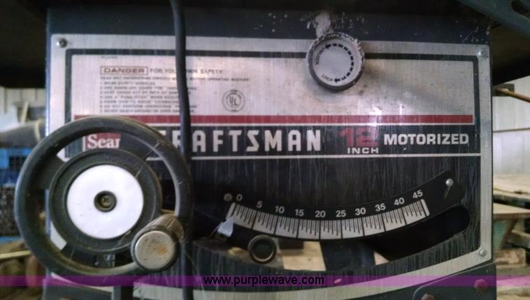 image for item AX9469 Craftsman 12" table saw