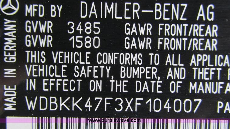 image for item AY9945 1999 Mercedes Benz SLK230 Kompressor convertible