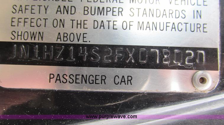 image for item AY9946 1985 Nissan 300ZX Custom convertible