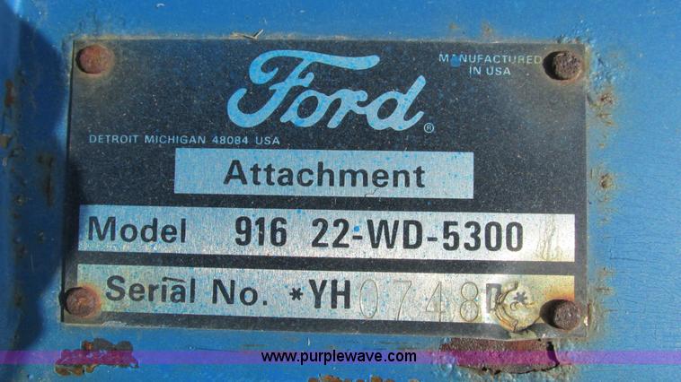 image for item AY9952 (2) Ford mower decks