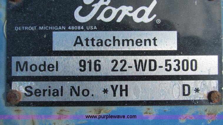 image for item AY9952 (2) Ford mower decks