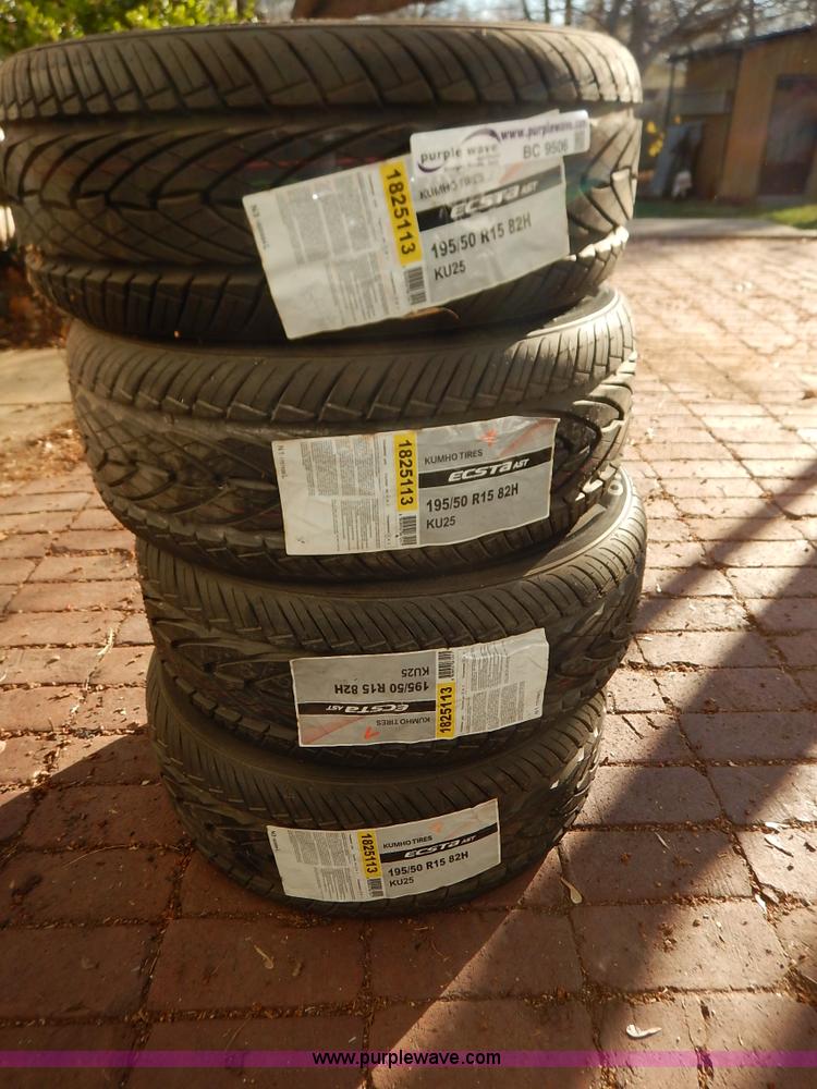 image for item BC9506 (4) Kumho 195/50R15 tires