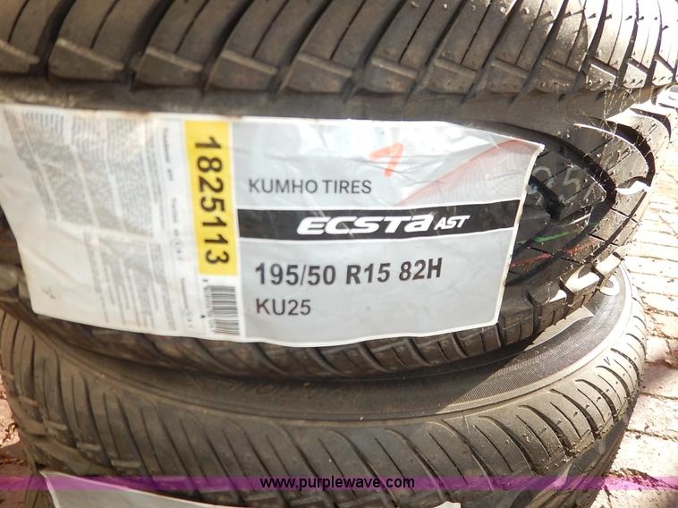image for item BC9506 (4) Kumho 195/50R15 tires