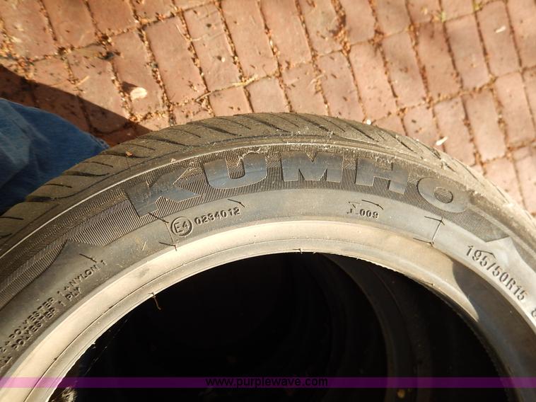 image for item BC9506 (4) Kumho 195/50R15 tires