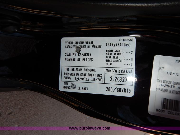 image for item BC9507 1991 Mazda RX-7 convertible