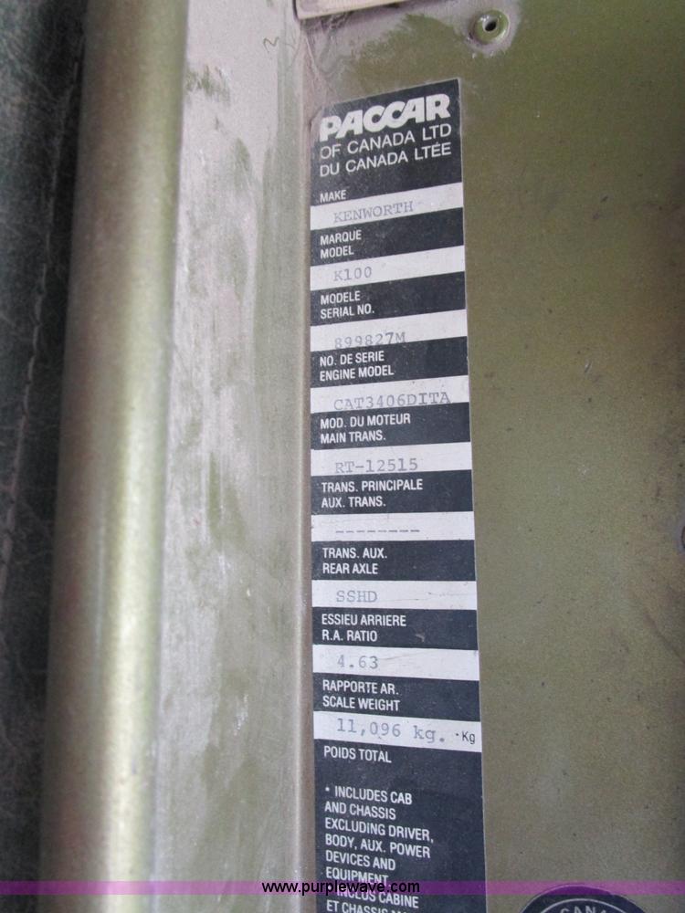 image for item D2351 1980 Kenworth K100 semi truck