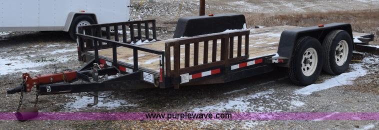image for item E6226 1998 Homemade flatbed trailer