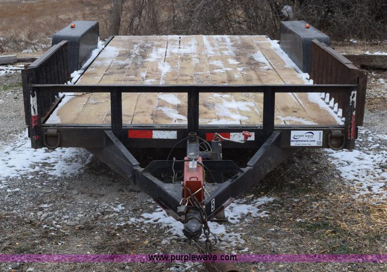 image for item E6226 1998 Homemade flatbed trailer