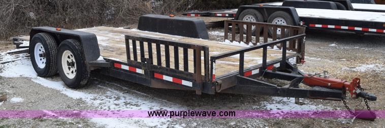 image for item E6226 1998 Homemade flatbed trailer