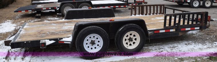 image for item E6226 1998 Homemade flatbed trailer