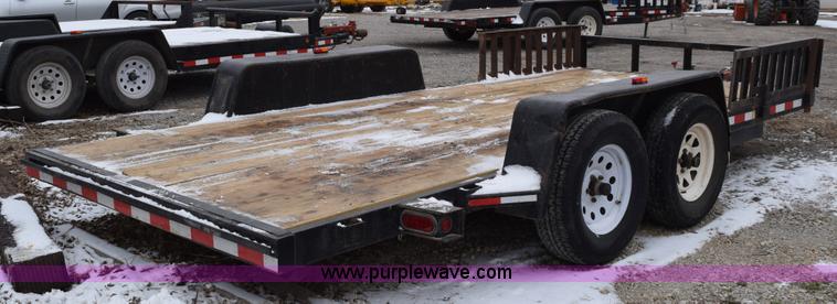 image for item E6226 1998 Homemade flatbed trailer