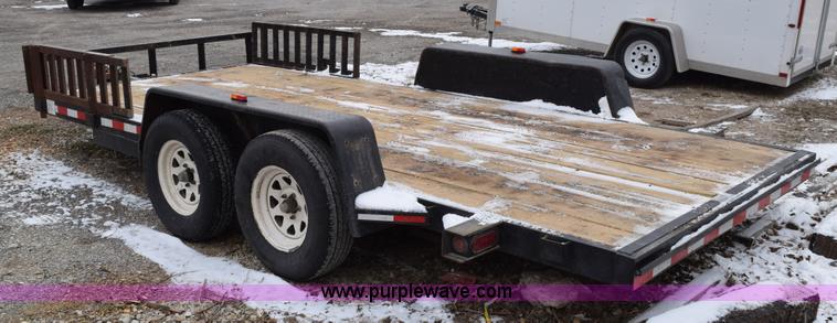 image for item E6226 1998 Homemade flatbed trailer