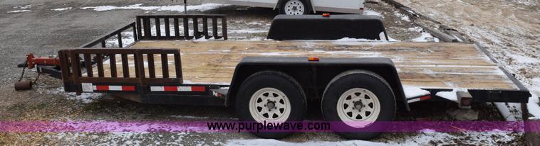 image for item E6226 1998 Homemade flatbed trailer