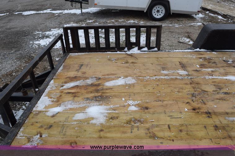 image for item E6226 1998 Homemade flatbed trailer