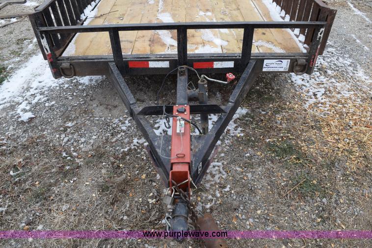 image for item E6226 1998 Homemade flatbed trailer