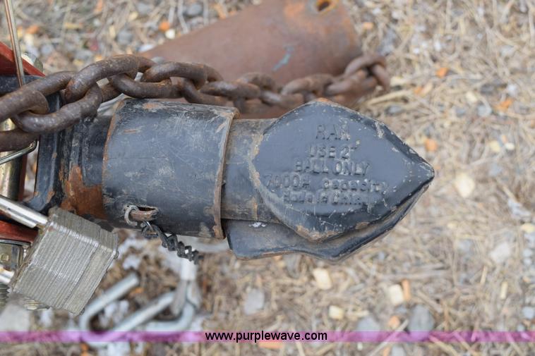 image for item E6226 1998 Homemade flatbed trailer