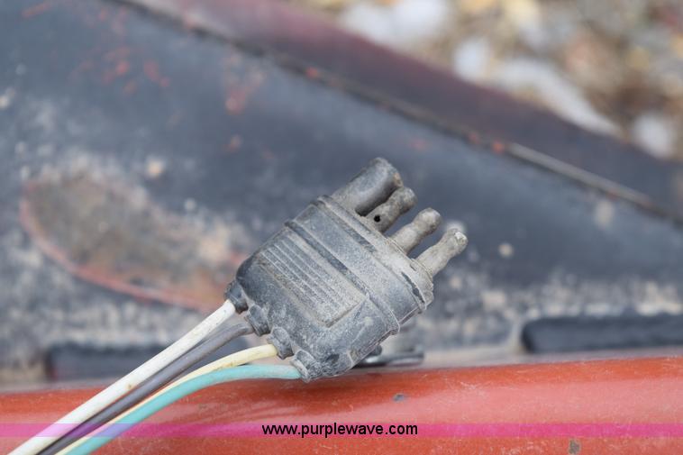 image for item E6226 1998 Homemade flatbed trailer