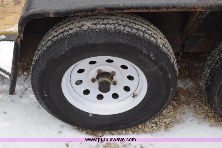 image for item E6226 1998 Homemade flatbed trailer