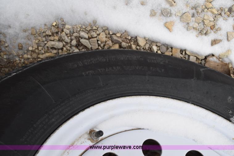 image for item E6226 1998 Homemade flatbed trailer