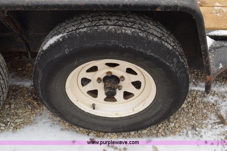 image for item E6226 1998 Homemade flatbed trailer