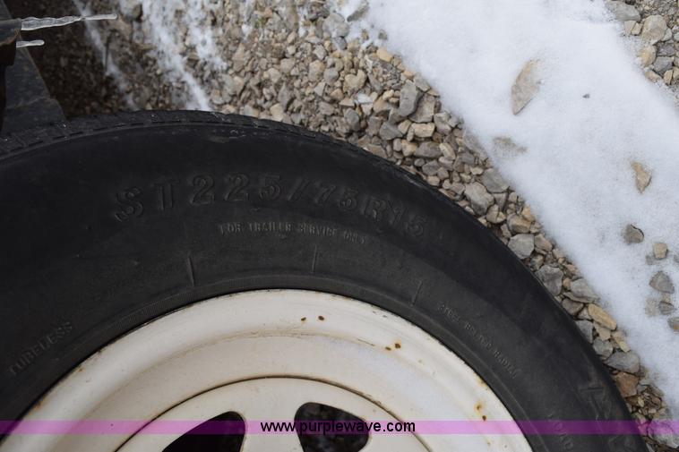 image for item E6226 1998 Homemade flatbed trailer