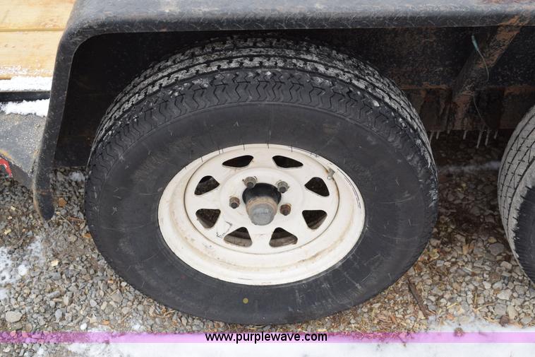 image for item E6226 1998 Homemade flatbed trailer