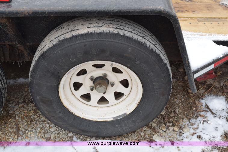 image for item E6226 1998 Homemade flatbed trailer