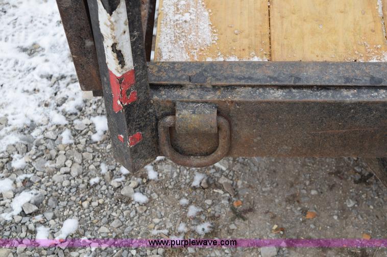 image for item E6226 1998 Homemade flatbed trailer