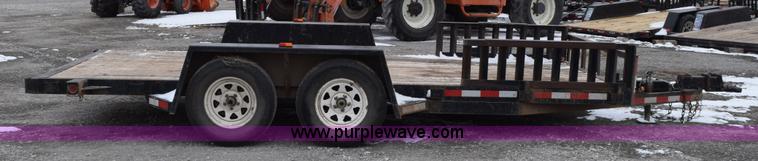 image for item E6227 1998 Homemade flatbed trailer