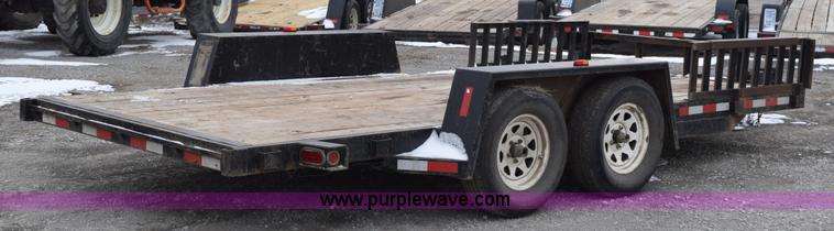 image for item E6227 1998 Homemade flatbed trailer