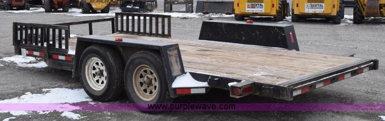image for item E6227 1998 Homemade flatbed trailer