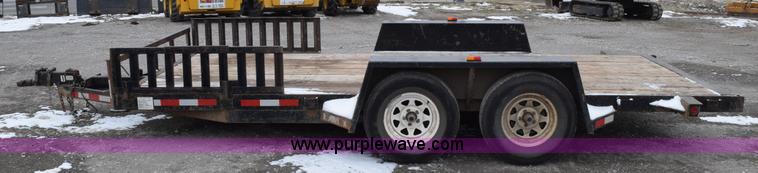 image for item E6227 1998 Homemade flatbed trailer