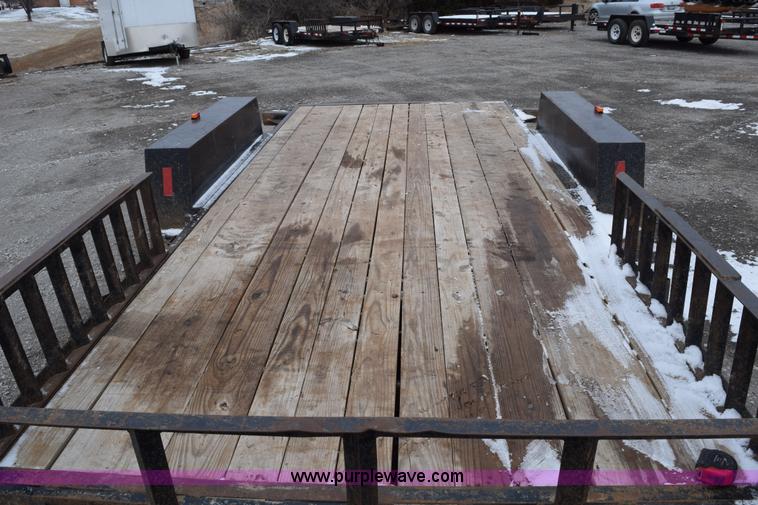 image for item E6227 1998 Homemade flatbed trailer