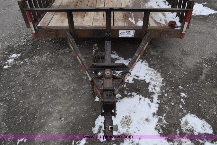 image for item E6227 1998 Homemade flatbed trailer