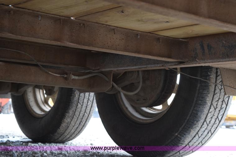 image for item E6227 1998 Homemade flatbed trailer