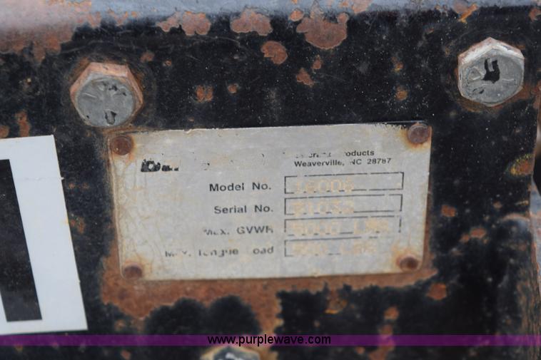 image for item E6227 1998 Homemade flatbed trailer