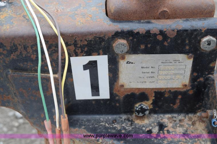 image for item E6227 1998 Homemade flatbed trailer