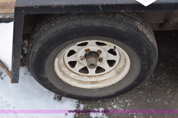 image for item E6227 1998 Homemade flatbed trailer