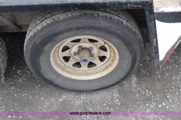 image for item E6227 1998 Homemade flatbed trailer