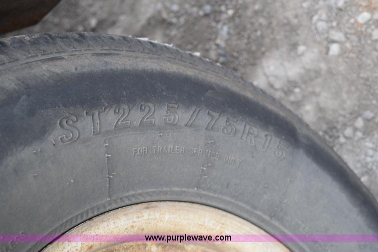 image for item E6227 1998 Homemade flatbed trailer