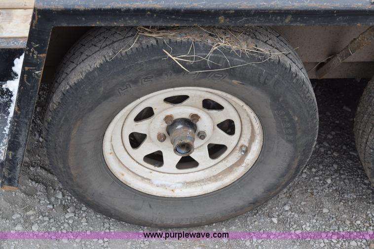 image for item E6227 1998 Homemade flatbed trailer