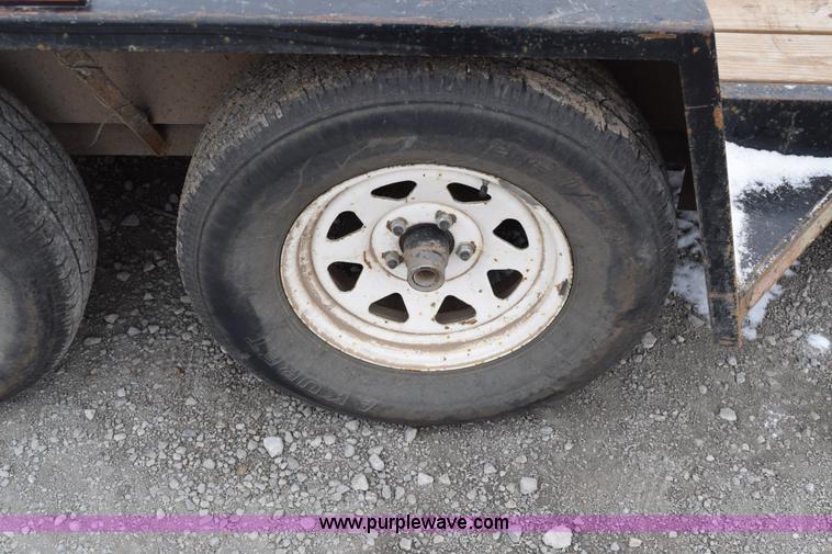 image for item E6227 1998 Homemade flatbed trailer