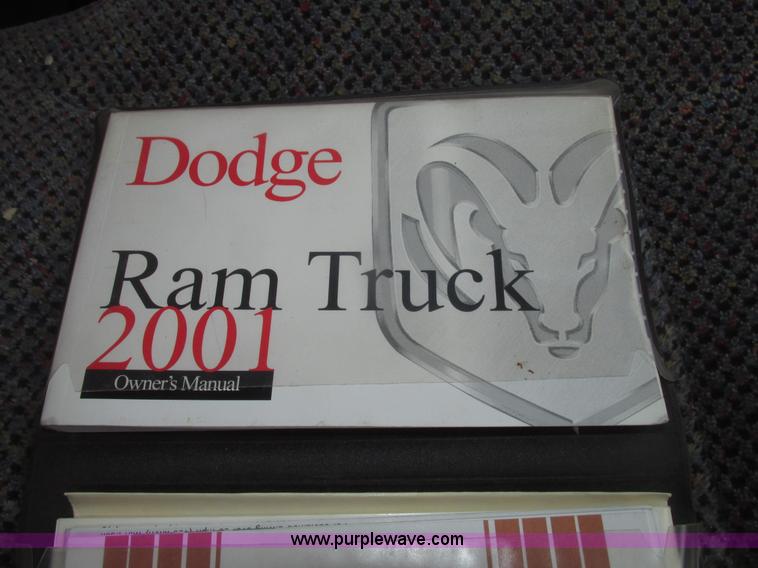 image for item H4704 2001 Dodge Ram 1500 Quad Cab pickup truck