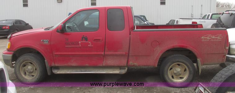 image for item H4705 2000 Ford F150 XLT SuperCab pickup truck