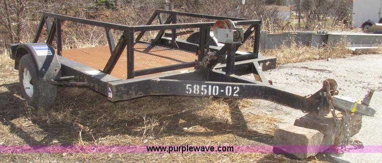 image for item H4708 2004 Bil-jax ET-2000 deck level ground loading trailer