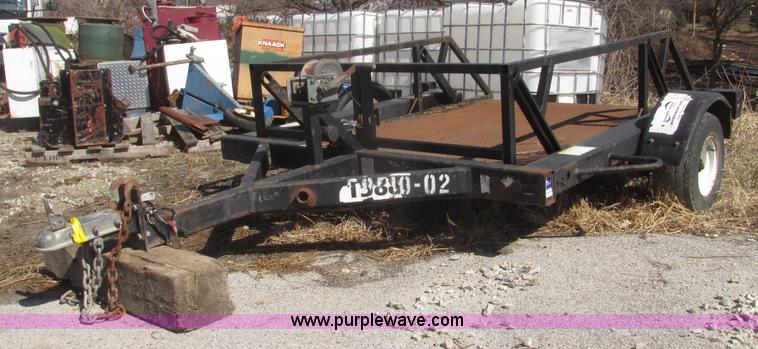 image for item H4708 2004 Bil-jax ET-2000 deck level ground loading trailer