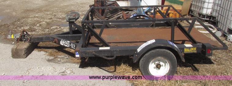 image for item H4708 2004 Bil-jax ET-2000 deck level ground loading trailer